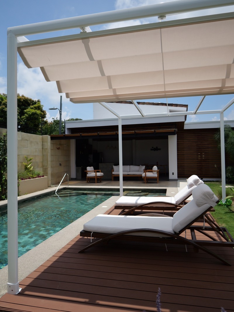 pérgolas con toldos