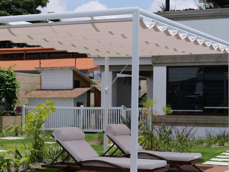 pérgolas con plantas