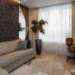 cortinas de lino y algodón