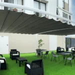 Fotografía de una de las pérgolas ZEN de Canetcam donde sabemos cómo decorar una terraza